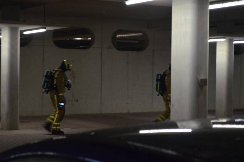 Onderzoek naar vermoedelijke brand in supermarkt