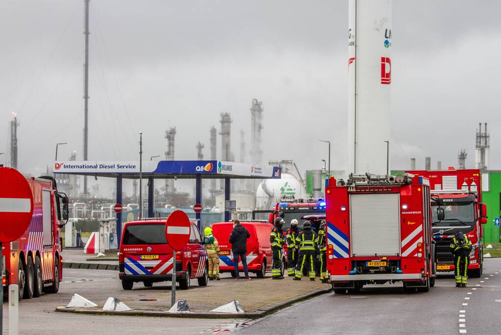 Grote LNG-lekkage bij Q8-tankstation