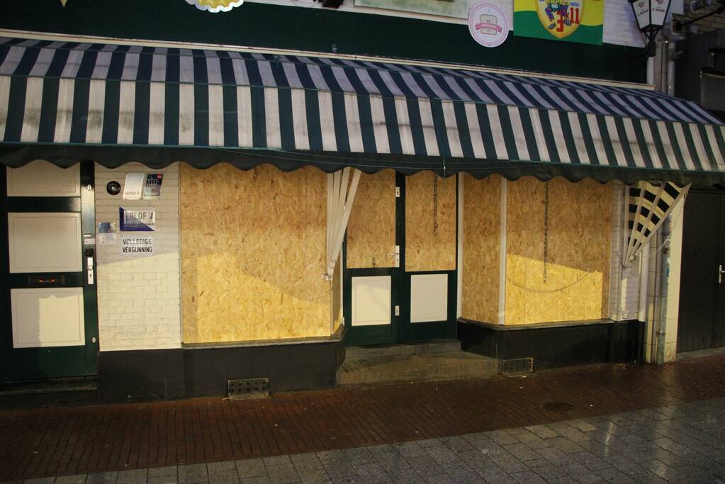 Noodverordening in stad: panden dichtgetimmerd