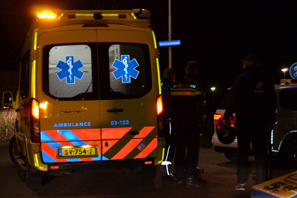 Ongeval tussen personenauto en maaltijdbezorger