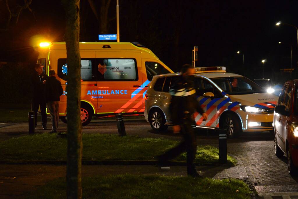 Ongeval tussen personenauto en maaltijdbezorger