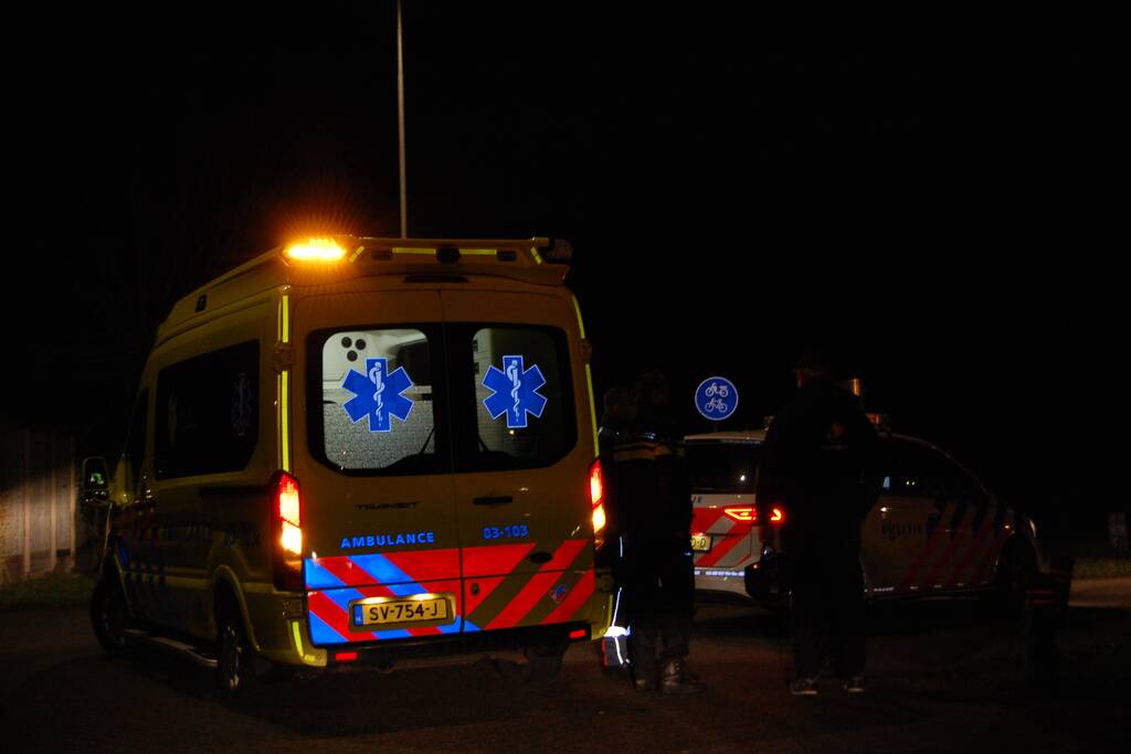 Ongeval tussen personenauto en maaltijdbezorger