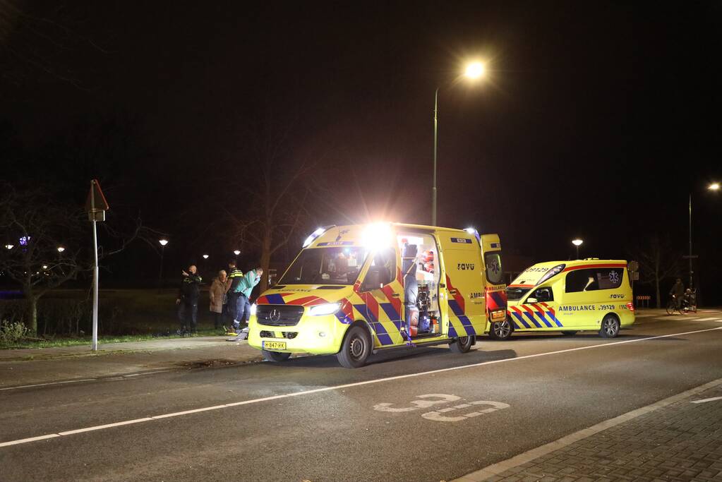 Persoon raakt zwaargewond