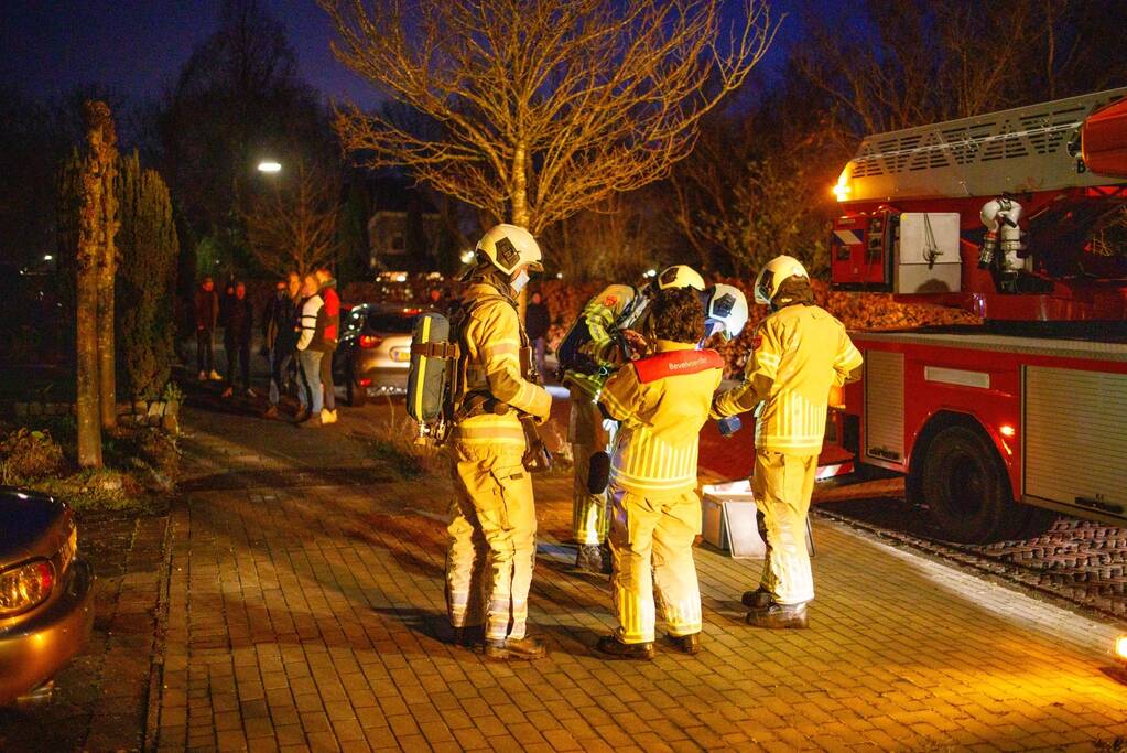 Veel bekijks bij schoorsteenbrand