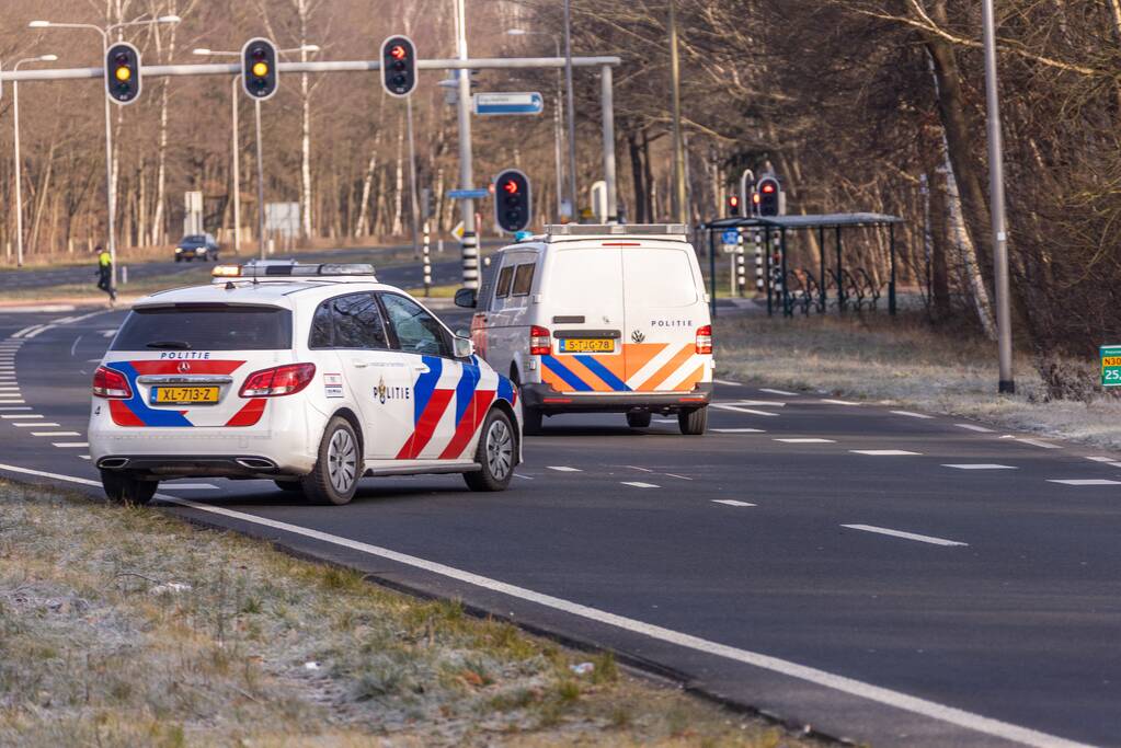 Grote politiemacht tijdens koffiedrinken' op Zwitsal Terrein