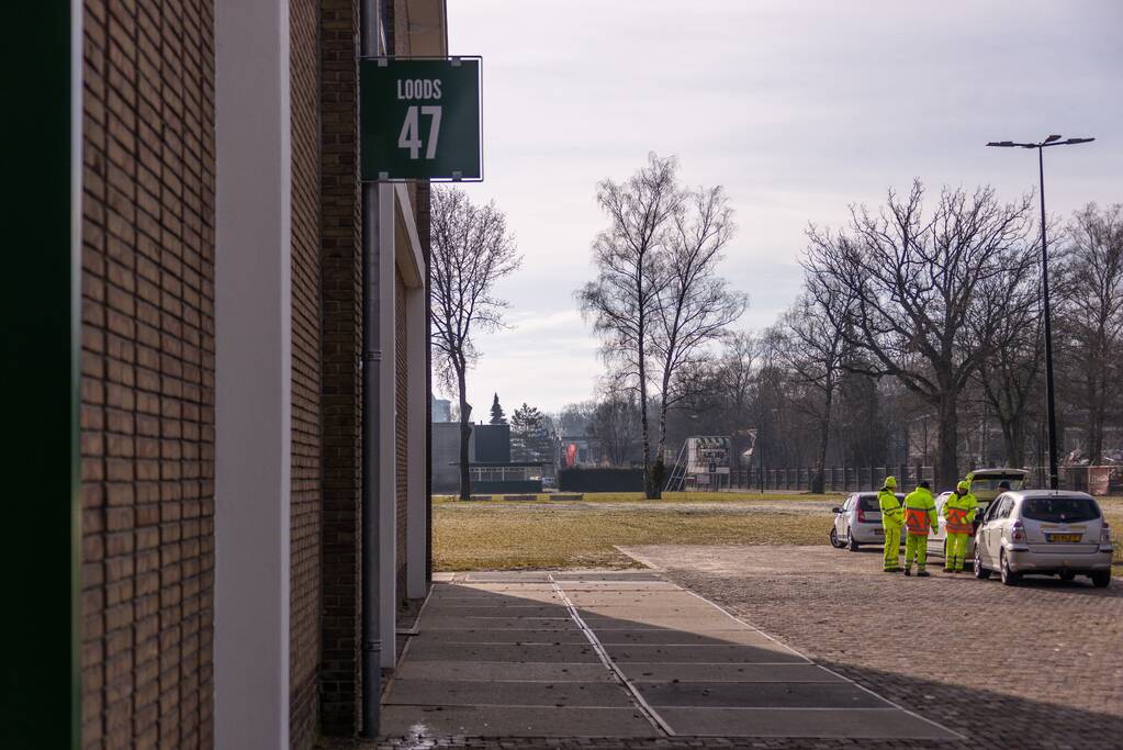 Grote politiemacht tijdens koffiedrinken' op Zwitsal Terrein