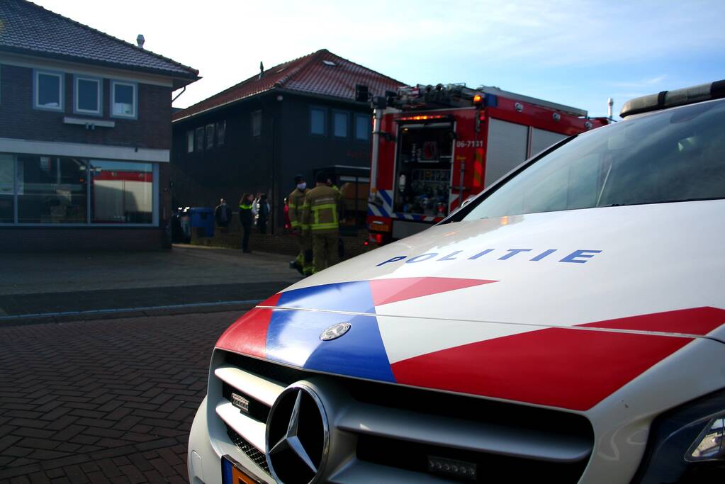 Afval in brand gestoken achter restaurant