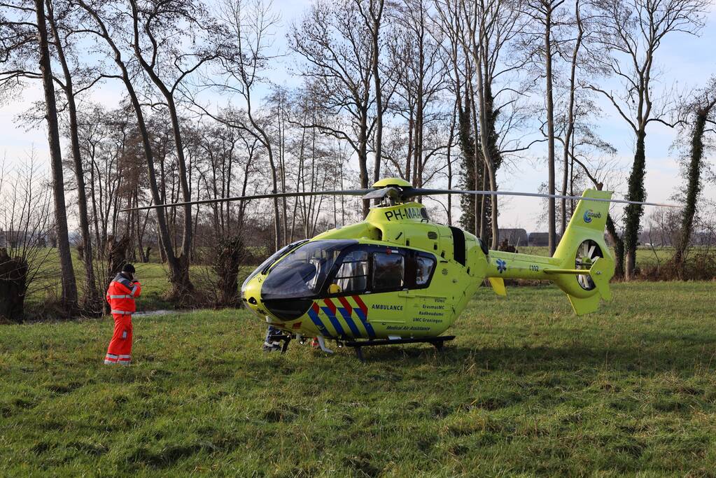 Wielrenner ernstig gewond bij ongeval