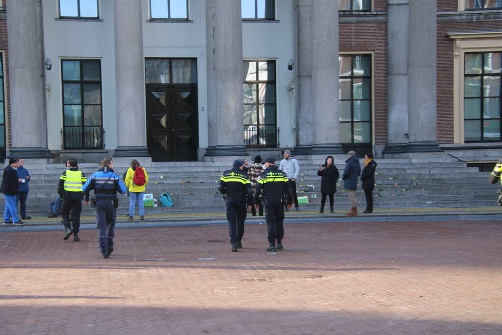 Aanhoudingen bij demonstratie