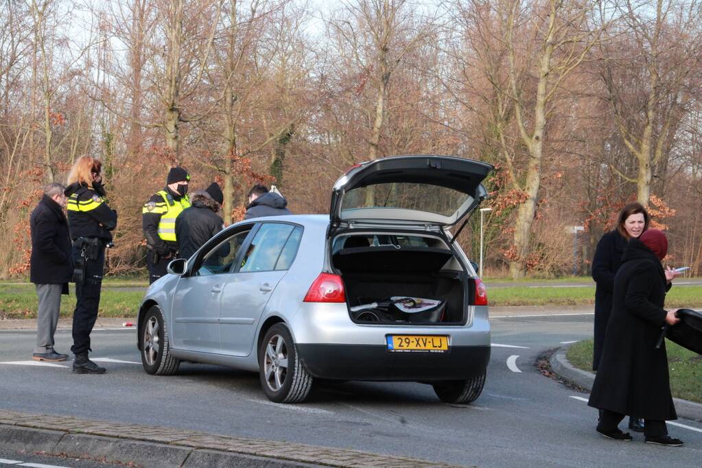 Schade bij ongeval op kruising