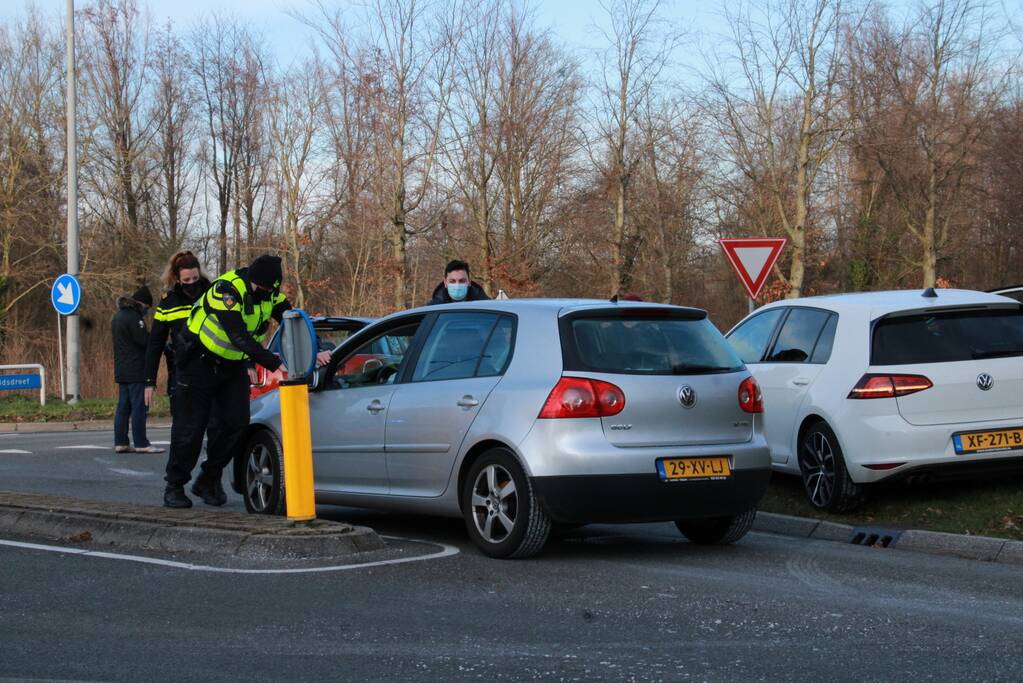 Schade bij ongeval op kruising