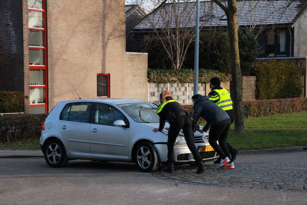 Schade bij ongeval op kruising