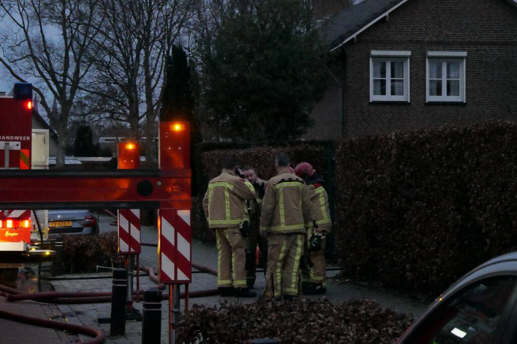 Explosie op dak van school