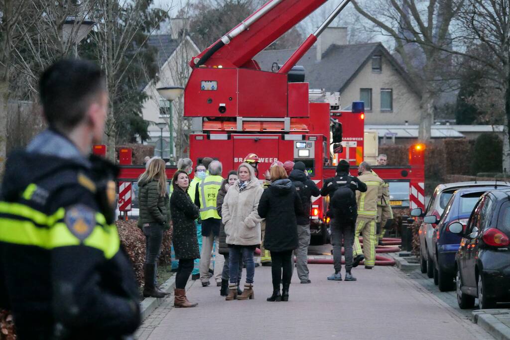 Explosie op dak van school