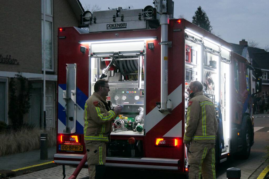 Explosie op dak van school