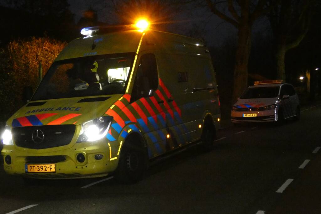 Fietser gaat onderuit