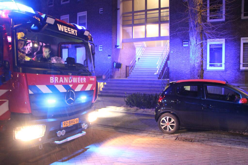 Brand in woning snel geblust