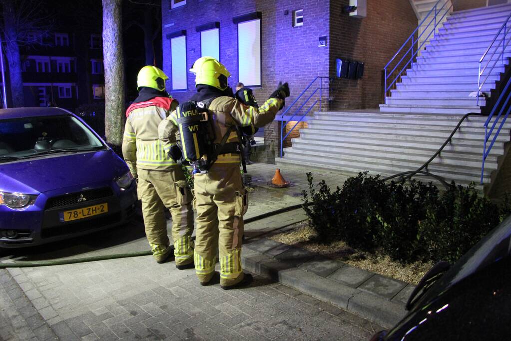 Brand in woning snel geblust