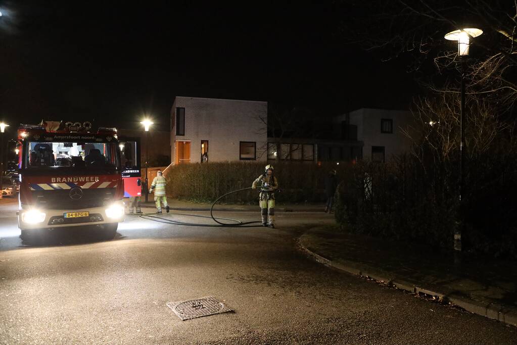 Struiken vliegen in brand