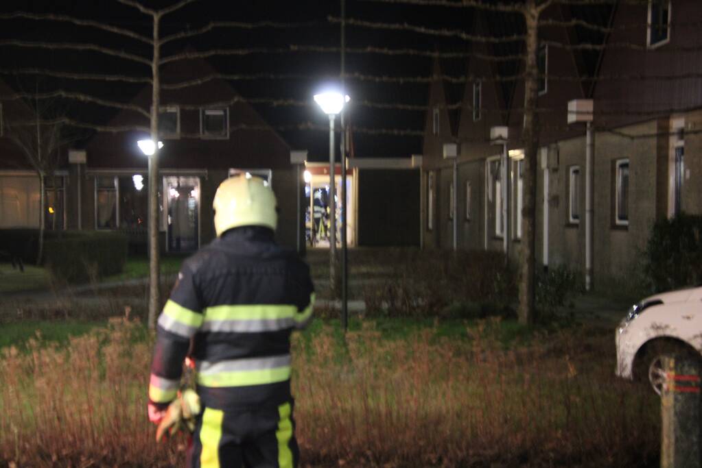 Persoon gecontroleerd door ambulance na brand in woonzorgcentrum