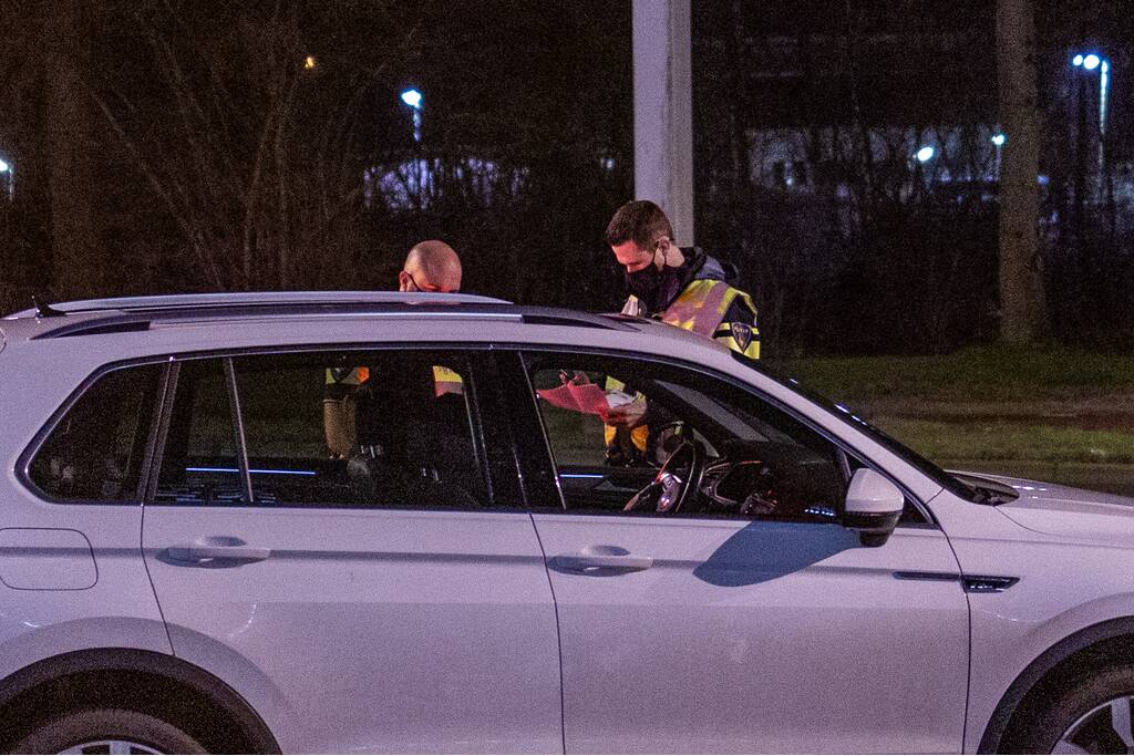 Boeteregen tijdens avondklok