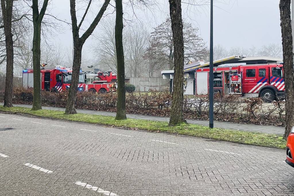 Uitslaande brand in sauna De Thermen