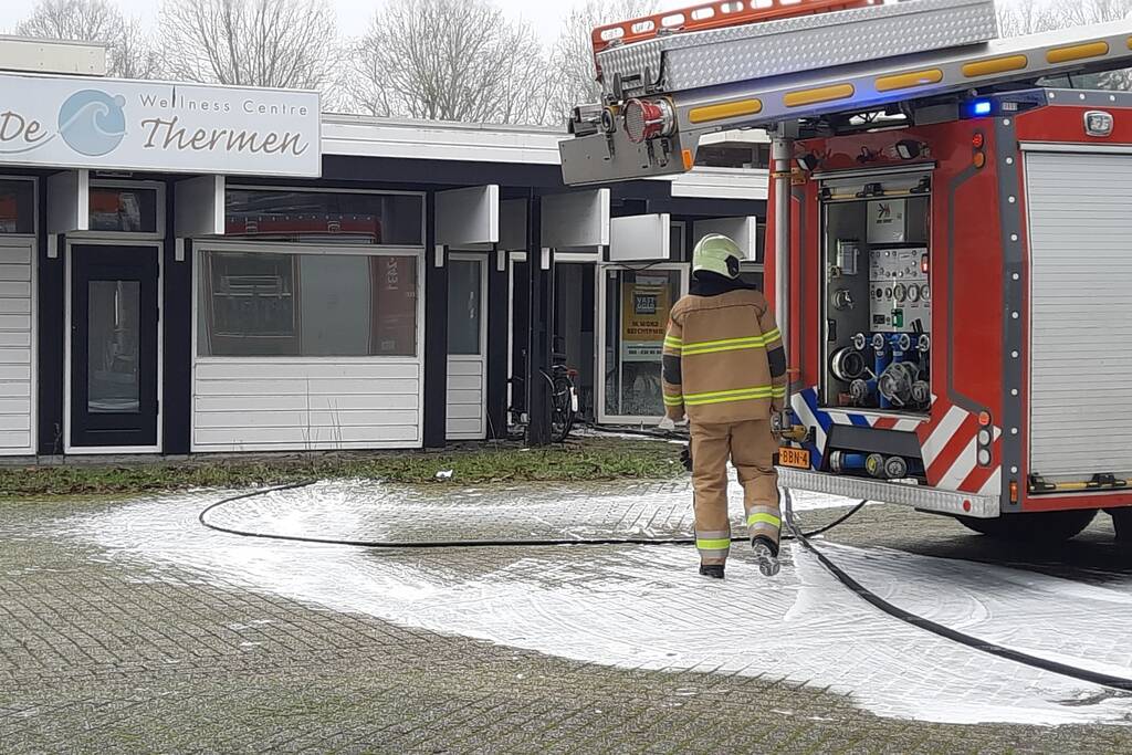 Uitslaande brand in sauna De Thermen