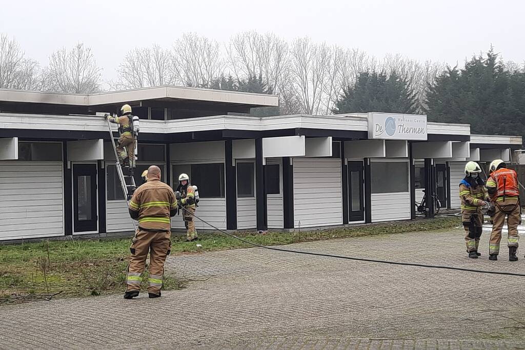 Uitslaande brand in sauna De Thermen