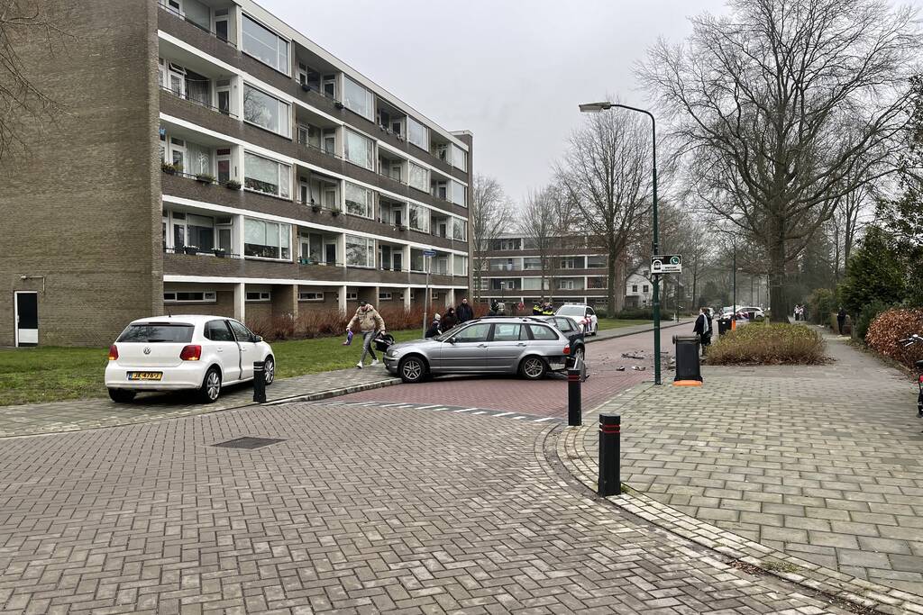 Meerdere voertuigen met elkaar in botsing