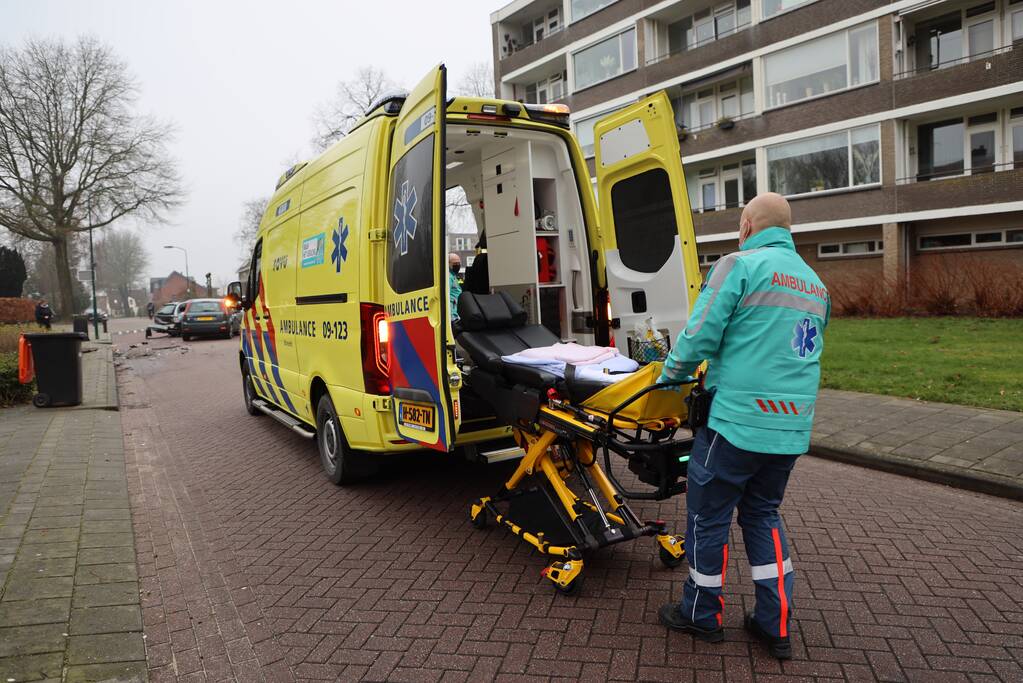 Meerdere voertuigen met elkaar in botsing