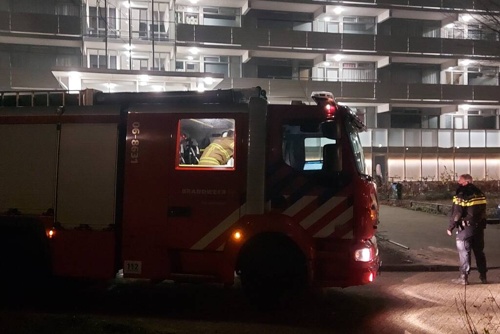 Veel rook bij vergeten pan op het vuur