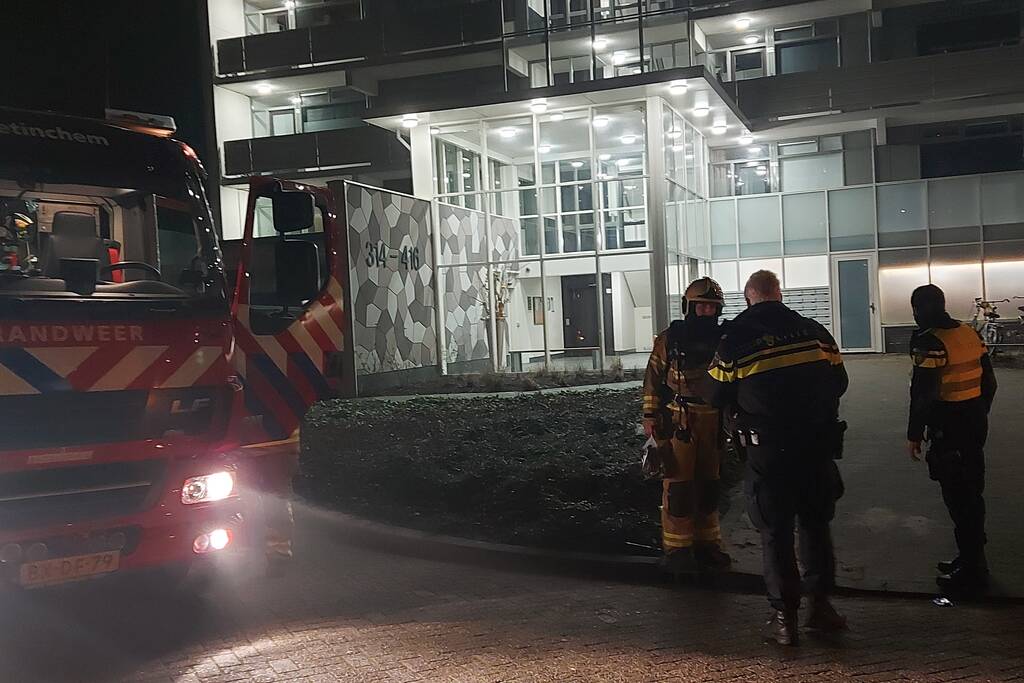 Veel rook bij vergeten pan op het vuur