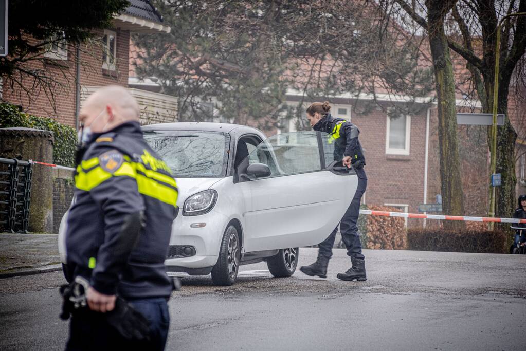 Voetganger door auto geschept