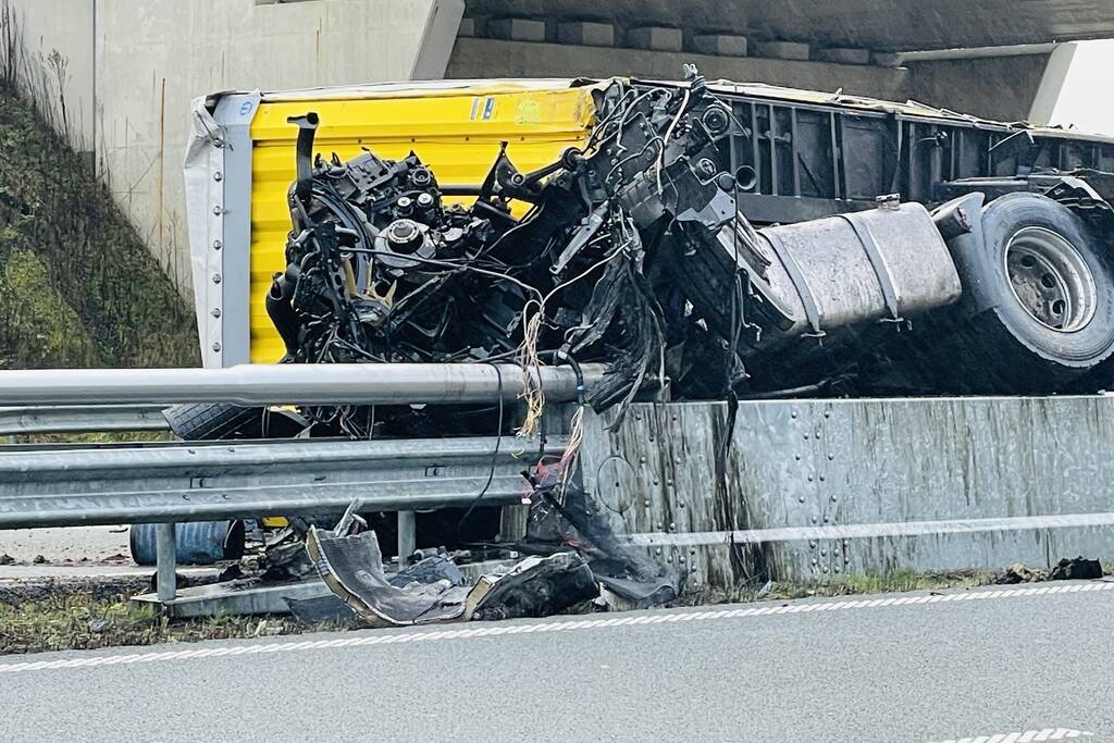 Ernstig ongeval met vrachtwagen
