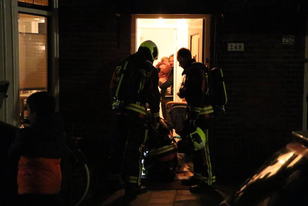 Woningen ontruimd door gaslucht