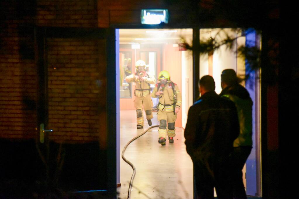 Aanhouding bij brand in slaapkamer van zorginstelling