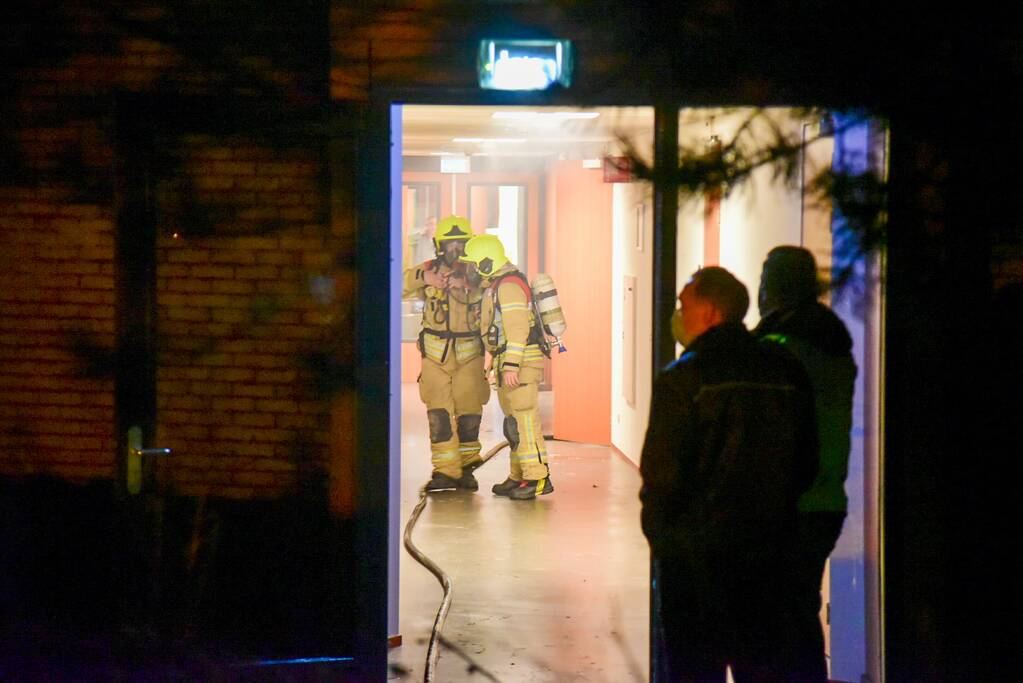 Aanhouding bij brand in slaapkamer van zorginstelling