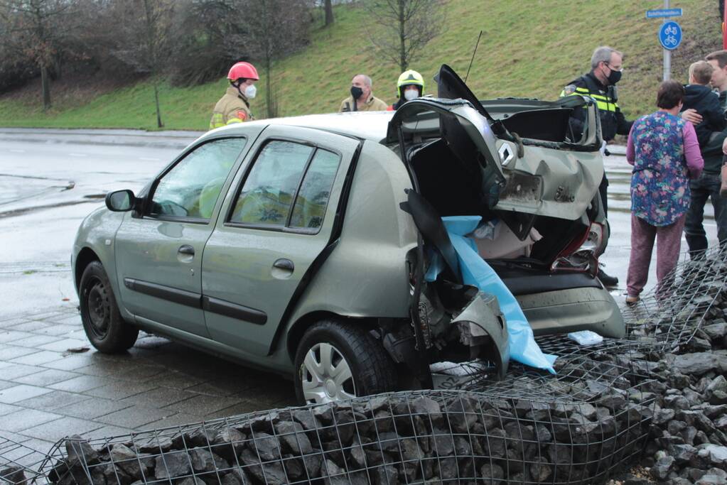 Enorme ravage bij ongeval