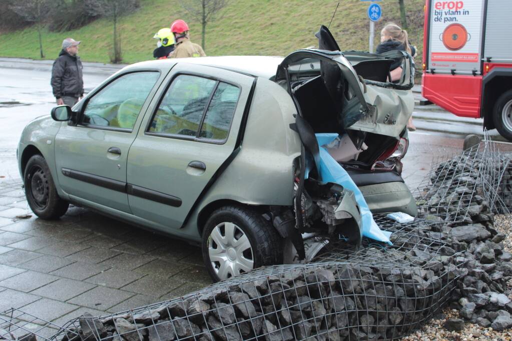 Enorme ravage bij ongeval