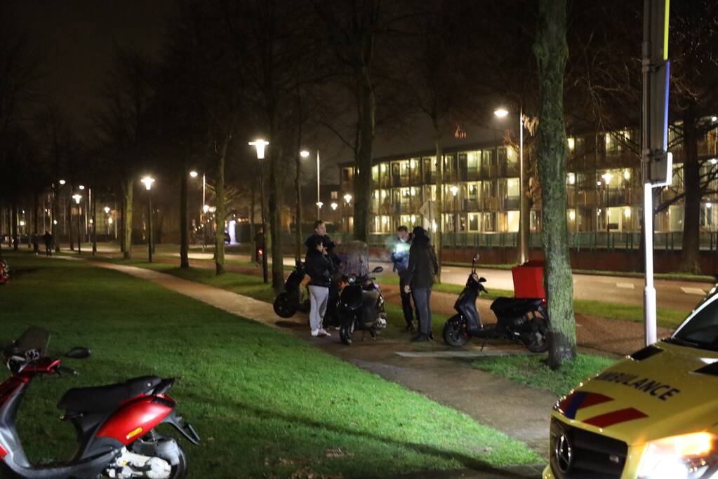 Gewonde bij ongeval met scooters