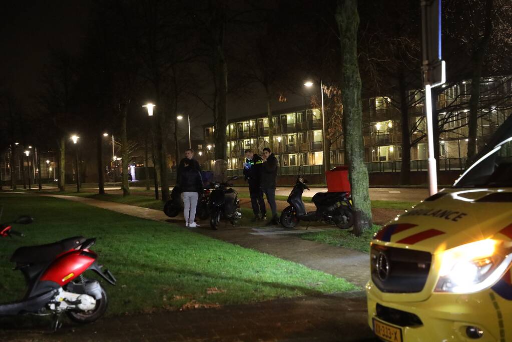 Gewonde bij ongeval met scooters