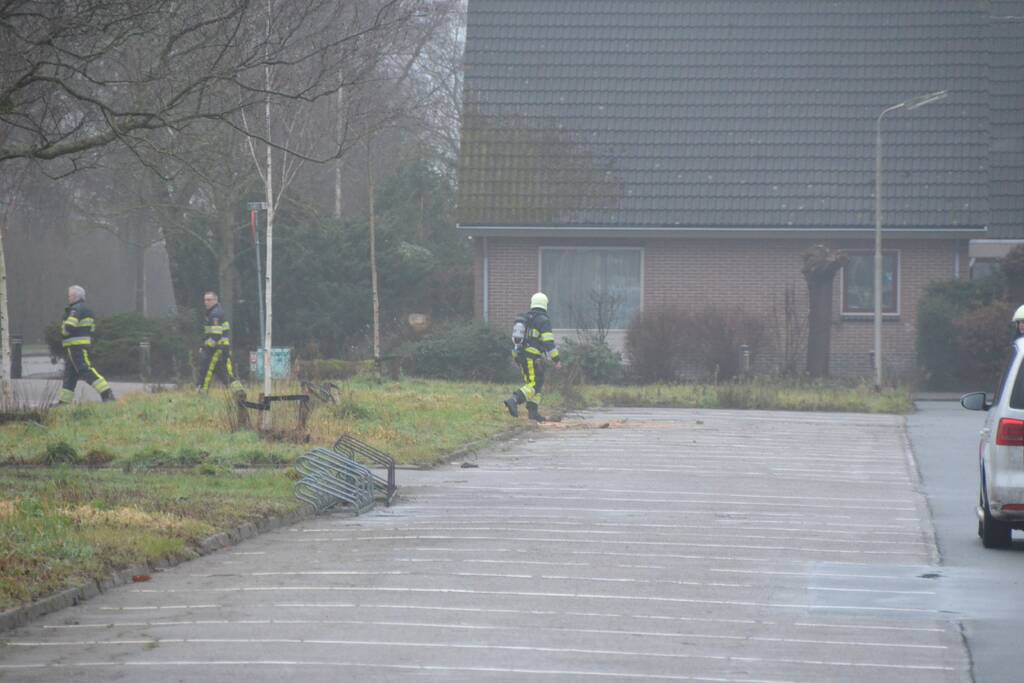 Parkeerterrein atletiekvereniging Lionitas afgesloten na gaslekkage