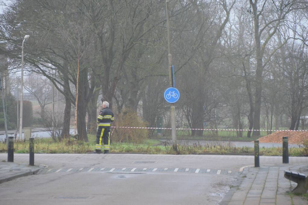 Parkeerterrein atletiekvereniging Lionitas afgesloten na gaslekkage