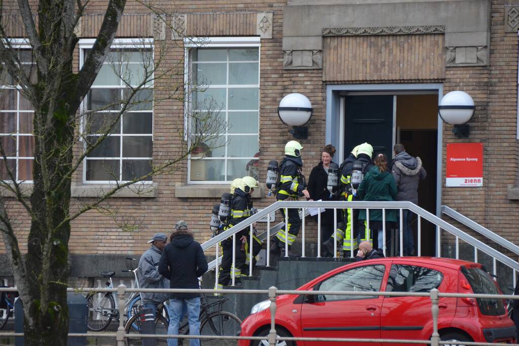 Brand in pand Zienn dakloos opvang