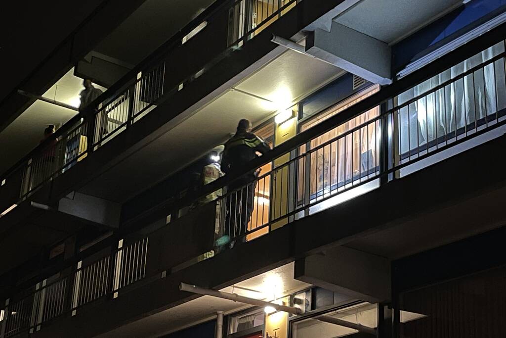 Brand in flatwoning snel geblust