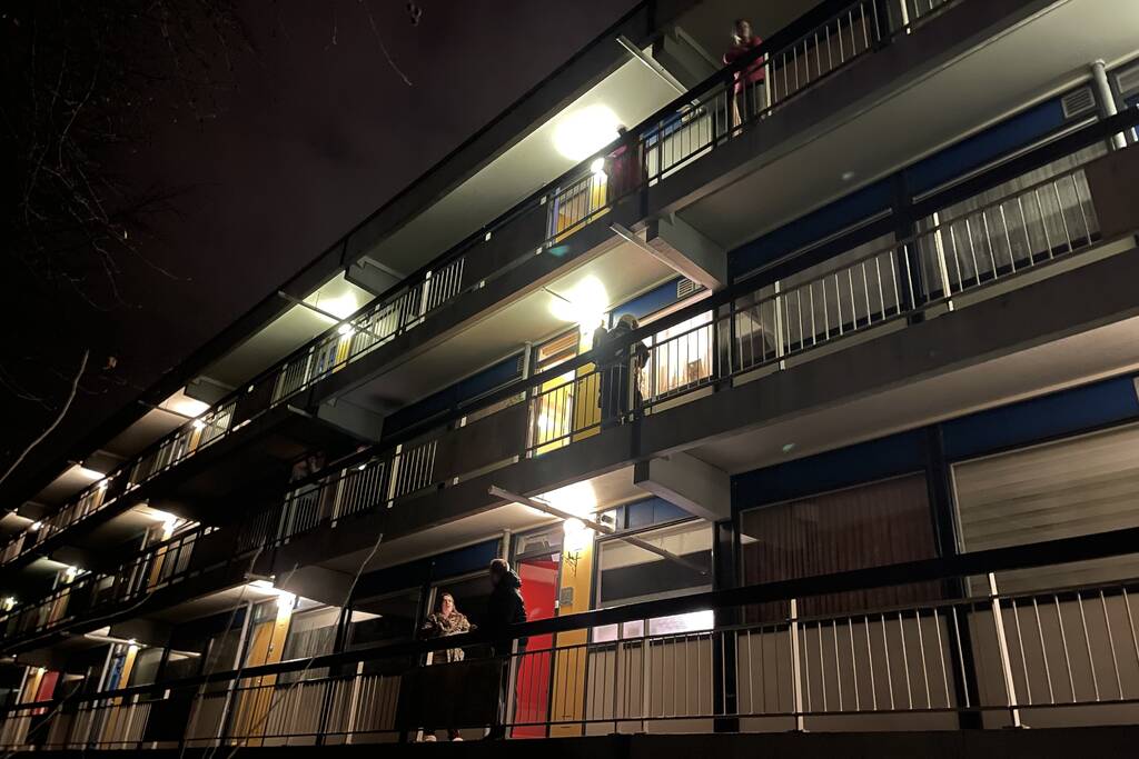 Brand in flatwoning snel geblust