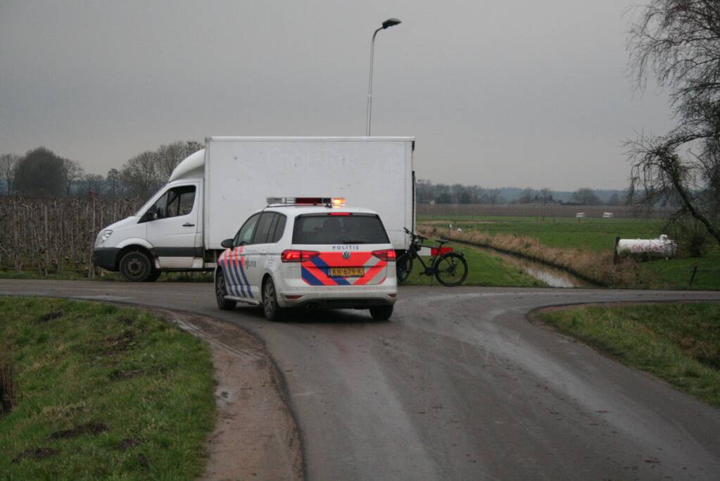 Fietser gaat onderuit en raakt gewond