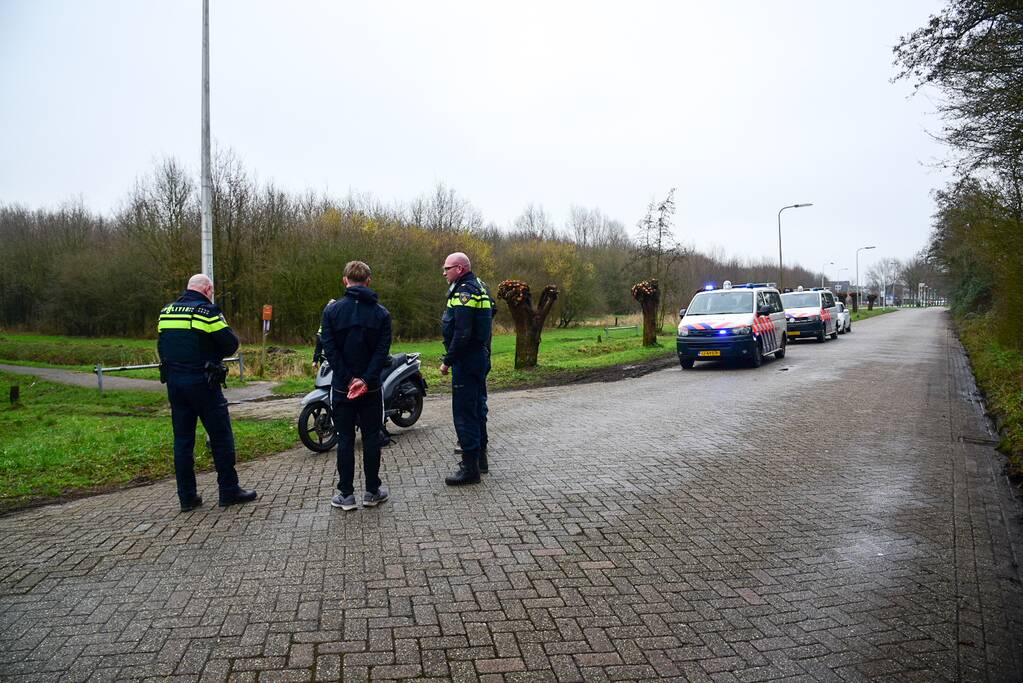 Hardloper aangereden door scooterrijder