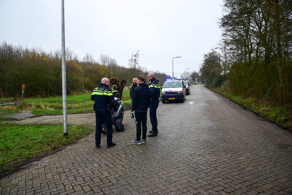 Hardloper aangereden door scooterrijder