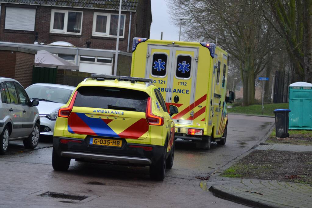 Hulpdiensten rukken uit voor vrouw met verward gedrag